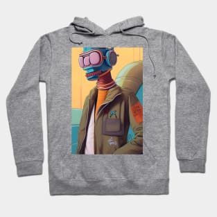 Synthetic robotic boy Hoodie